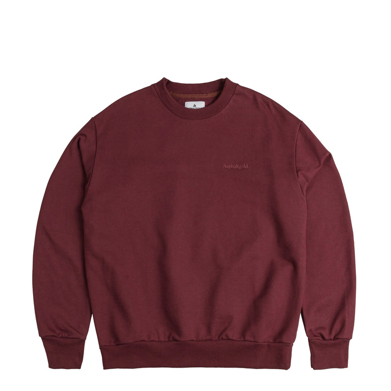 Asphaltgold Essential Crewneck - S / Burgundy
