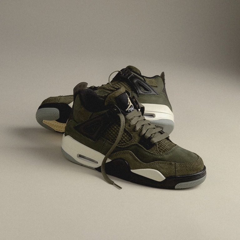 Khaki green jordans discount