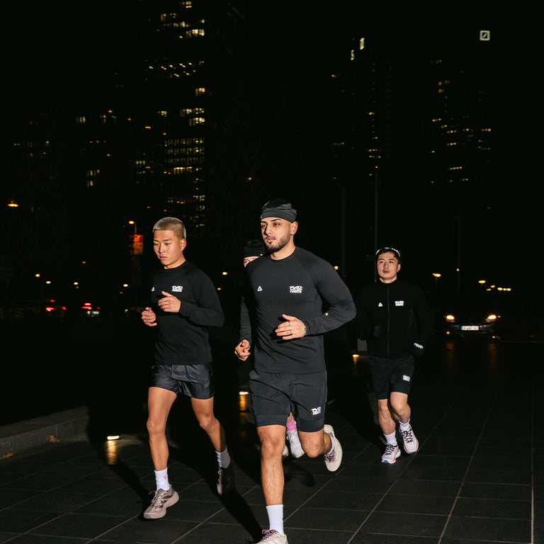 Bad Habits Running Shorts Reflective onfeet