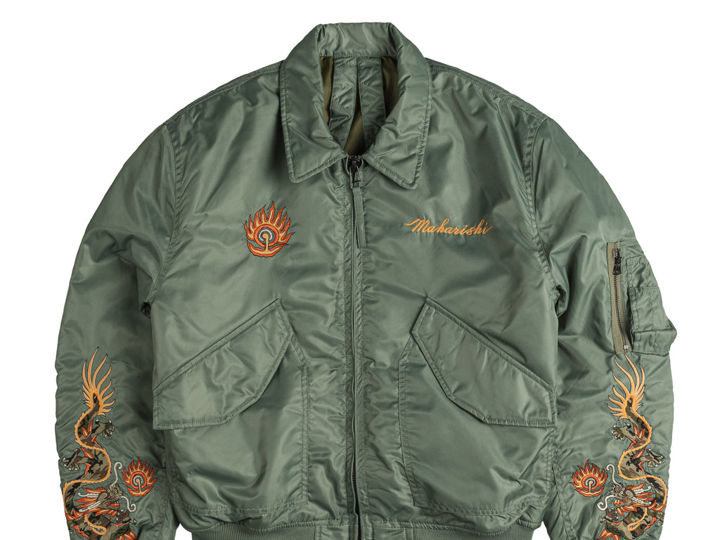 【Knuth Marf】round sleeve flight jacket Knuth Marf round sleeve flight jacket（OUTERS | KNUTH MARF）