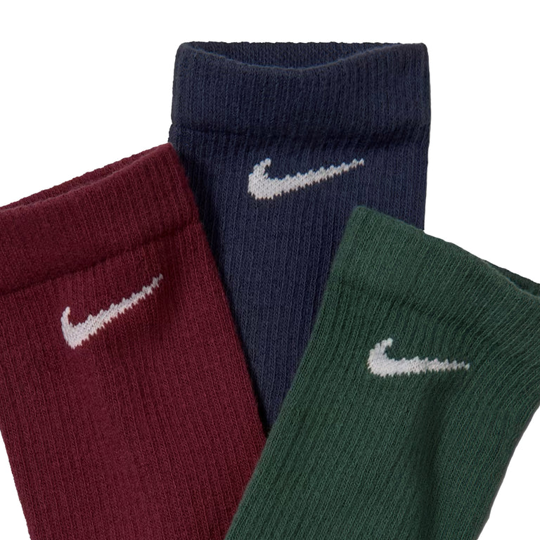 Nike	Everyday Elevated Crew Socks 3-Pack - XL / Navy / Red / Green - 2
