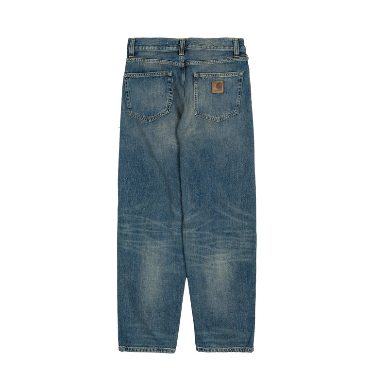 Carhartt WIP Aaron Pant - 28 / Blue Worn - 2