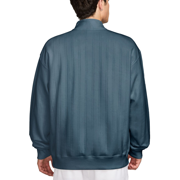 Nike	Fairway Fresh Therma-FIT Oversized 1/2-Zip Golf Top - XXL / Smokey Blue / Limestone - 3
