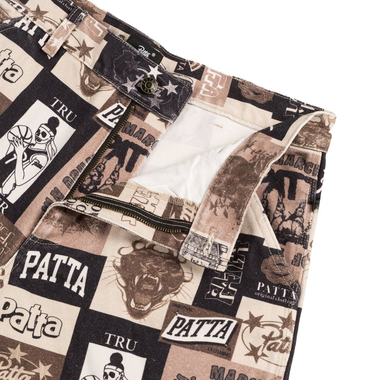 Patta Collage Canvas Pants - 36 / Multi - 2
