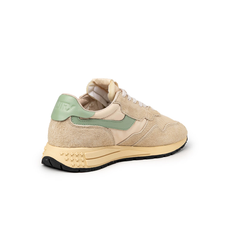 Autry Reelwind Low *Suede / Net* - 42 / Ecru / Reseda - 3