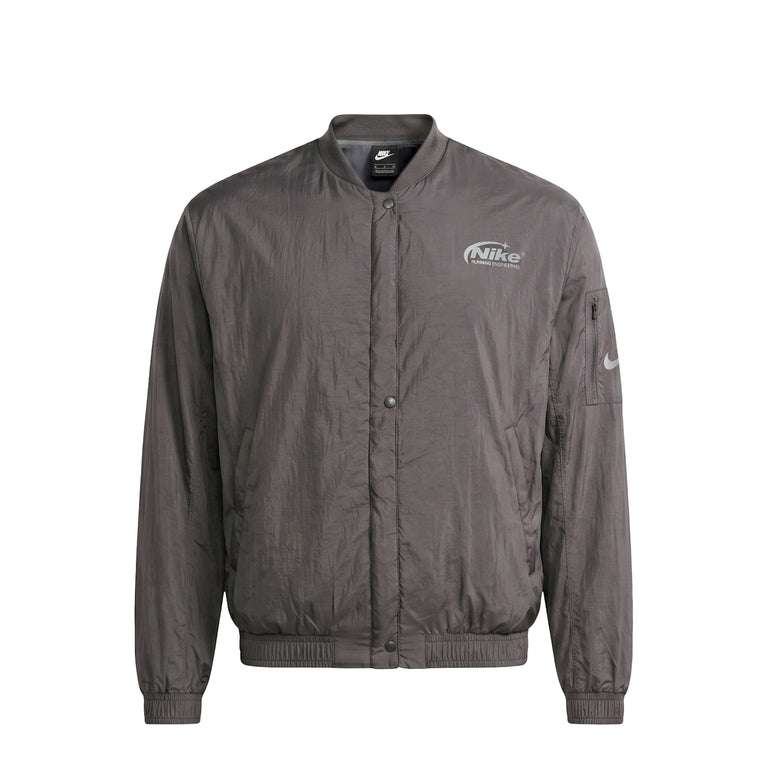 Nike Repel UV Protection Running Bomber Jacket - XXL / Medium Ash / Reflective Silver - 2