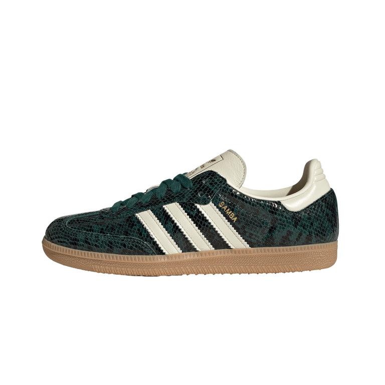 Adidas Samba OG W - 47 1/3 / Cream White / Cream White / Collegiate Green
