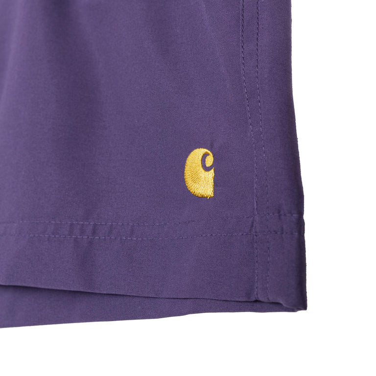 Carhartt WIP Chase Swim Trunks - S / Calla / Gold - 4
