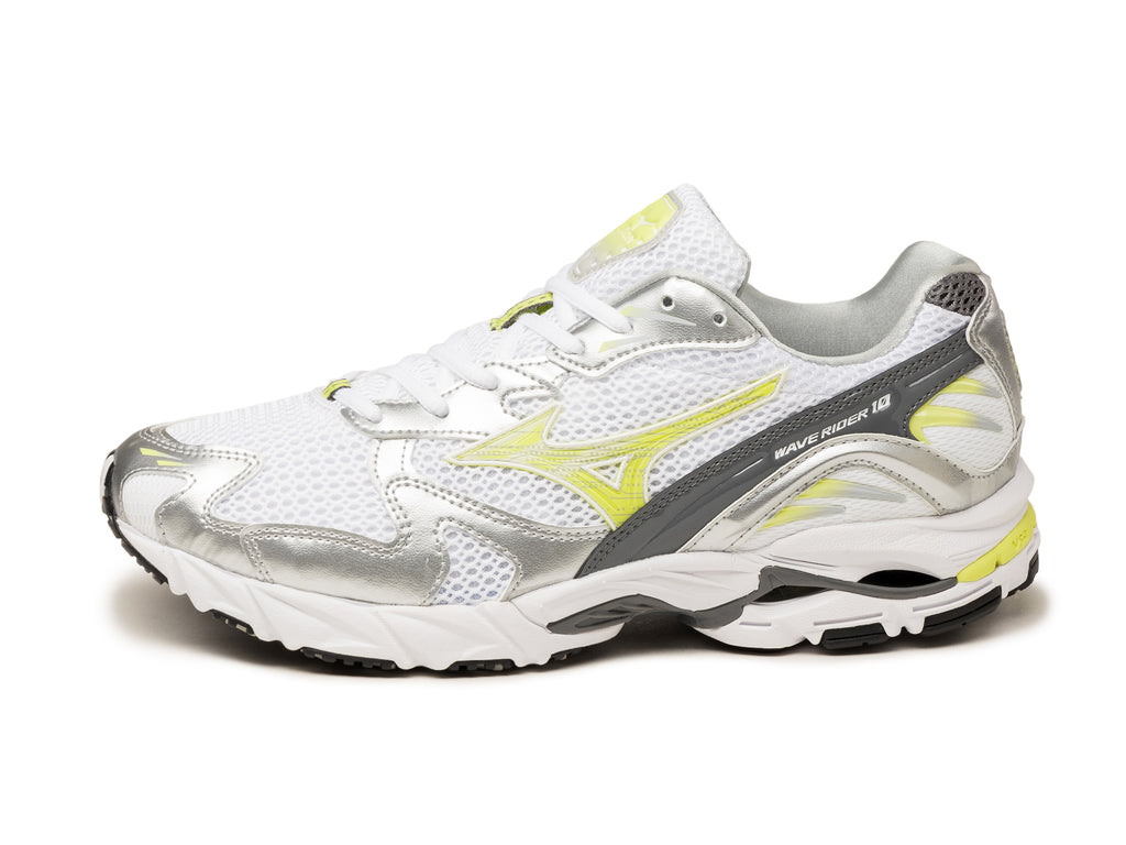 Schuhe MIZUNO Wave Inspire 18 J1GC224427 Neo Lime Misty Blue Ebony