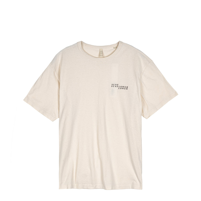 Sunflower Front Logo Tee - S / Off White
