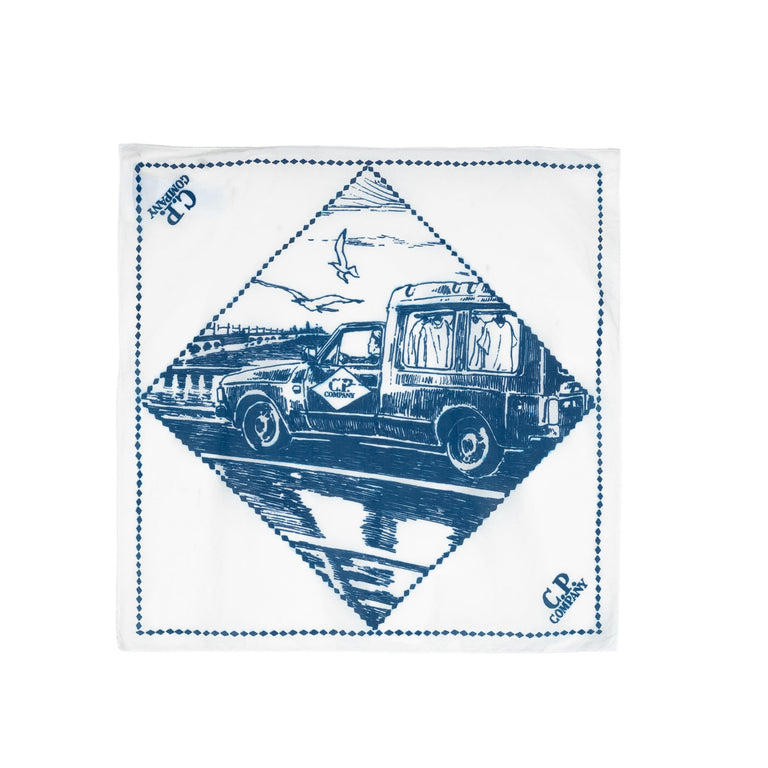 C.P. Company Woven Scarf In Muslin
