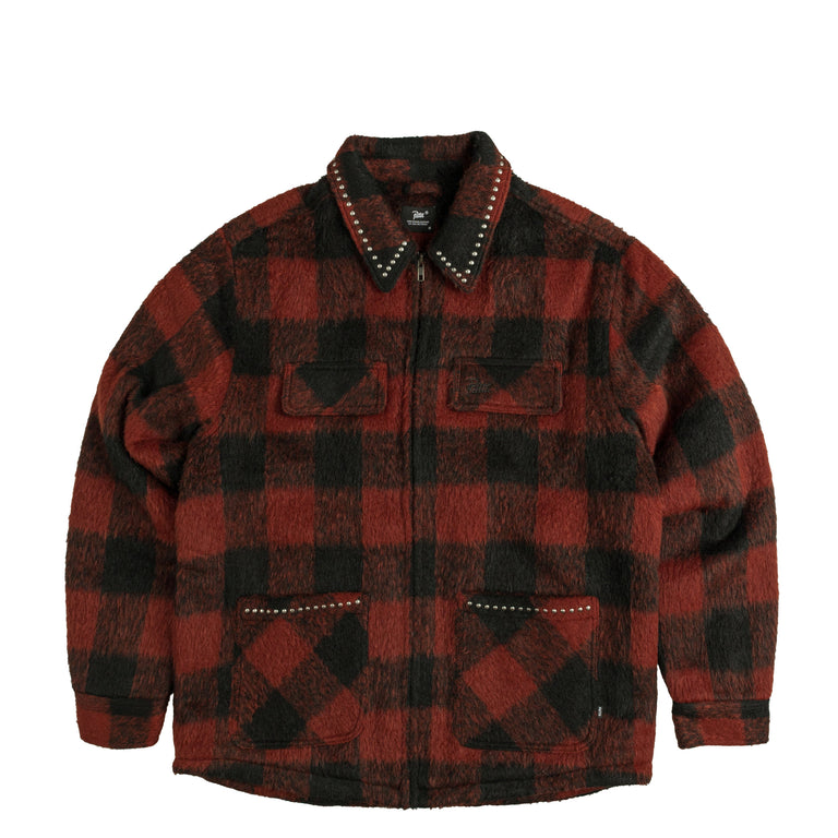 Patta Check Car Coat