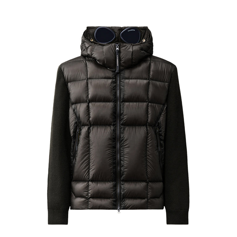 C.P. Company Extrafine Merino Wool Mixed Google Sweater - S / Black - 1
