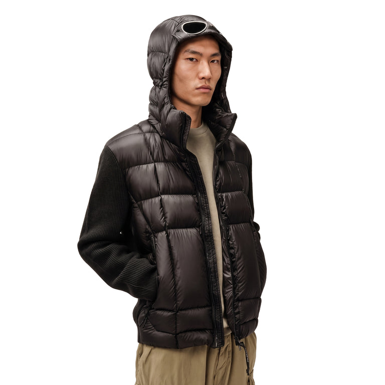 C.P. Company Extrafine Merino Wool Mixed Google Sweater - S / Black - 2
