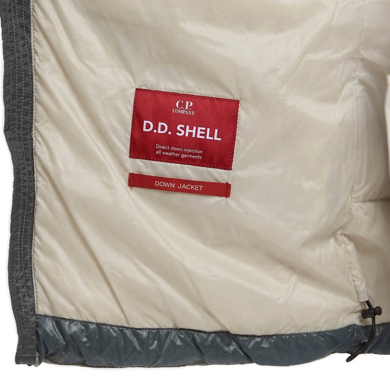 C.P. Company D.D. Shell Goggle Chest Pocket Jacket - XXL / Silver Birch - 5