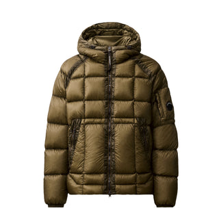 C.P. Company D.D. Shell Hooded Down Jacket - M / Ivy Green