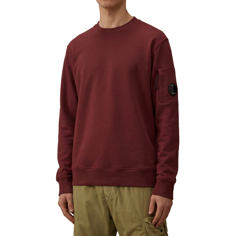 C.P. Company Diagonal Raised Fleece Crew Neck Lens Sweatshirt - L / Andorra - 2