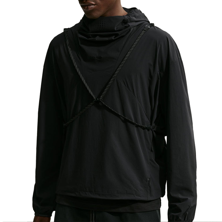 Nike	Tech Helios Dri-Fit Convertible Pullover Top - XXL / Black / Black - 5
