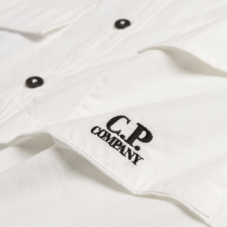 C.P. Company Cotton Rip-Stop Short Sleeved Shirt
