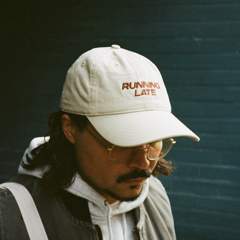 Asphaltgold x IDEA Running Late Cap onfeet