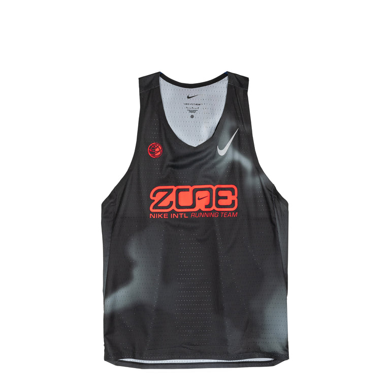 Nike AeroSwift Dri-FIT ADV-Running Singlet - XXL / Black / Dark Smoke Grey / Bright Crimson - 1