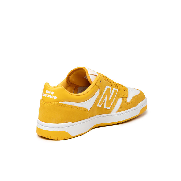 New Balance BB480LWA - 42 / White / Varsity Gold - 3