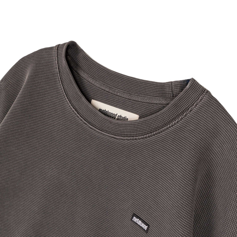 Metalwood Mini Metal Logo Thermal Shirt - L / Tar - 2

