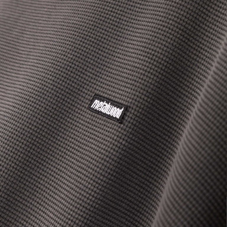 Metalwood Mini Metal Logo Thermal Shirt - L / Tar - 4
