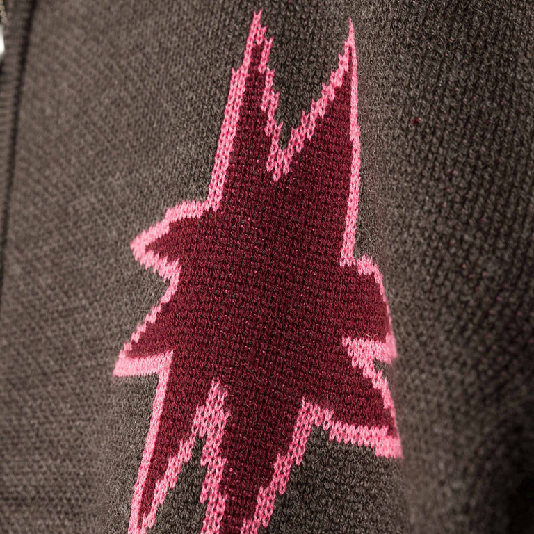 Metalwood Kiki Zip Knit Longsleeve Polo - L / Graphite - 5
