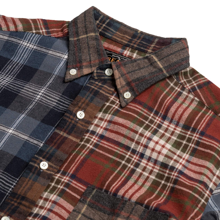 Beams Plus B.D. Check Panel Shirt