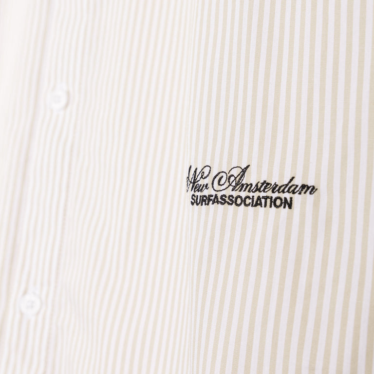 New Amsterdam Surf Association Beach Shirt - L / Stripe - 3