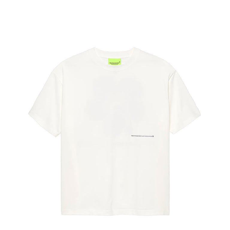 New Amsterdam Surf Association Hibiscus Tee - XL / Washed White - 2