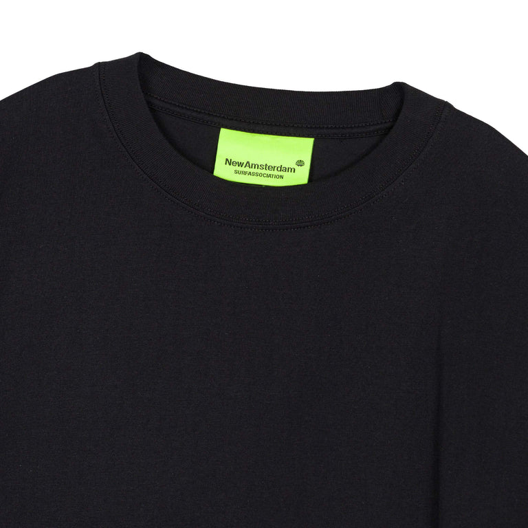 New Amsterdam Surf Association Hibiscus Tee - S / Black - 3