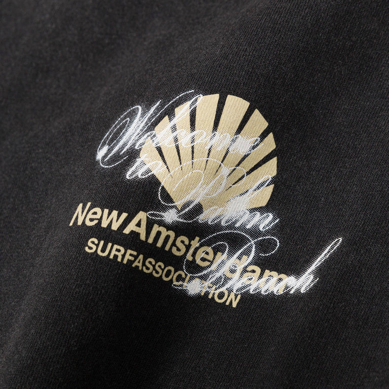 New Amsterdam Surf Association Welcome To Palm Beach Tee - L / Antracite - 4