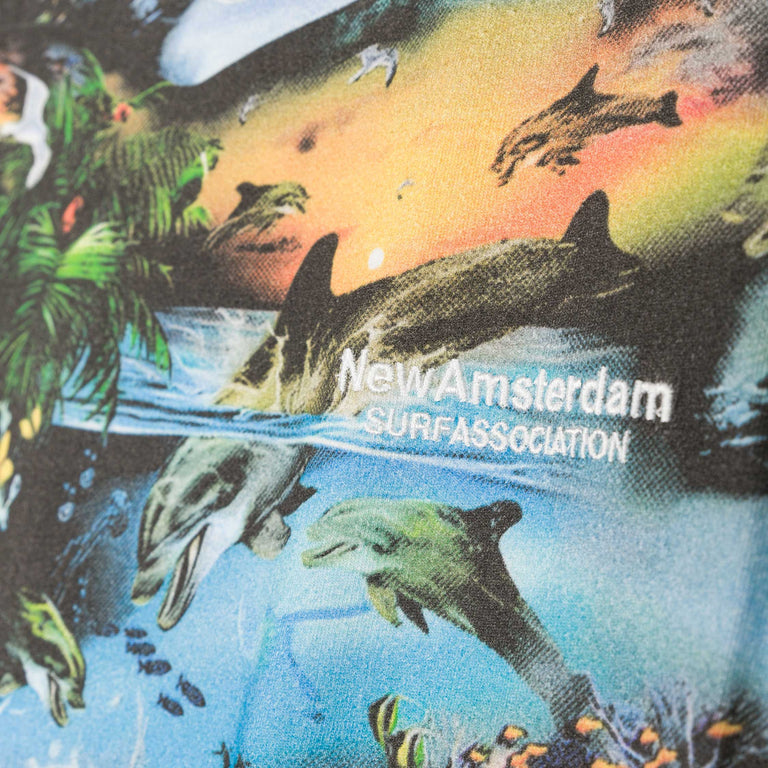 New Amsterdam Surf Association Dolphin Longsleeve - L / Aop - 4