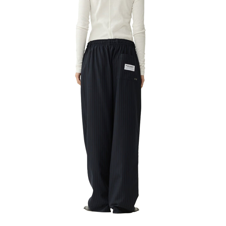 New Amsterdam Surf Association Wool Work Trousers - S / Navy / Blue Pinstripe - 4