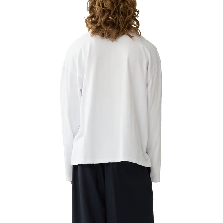 New Amsterdam Surf Association Worked Logo Longsleeve - L / White - 4
