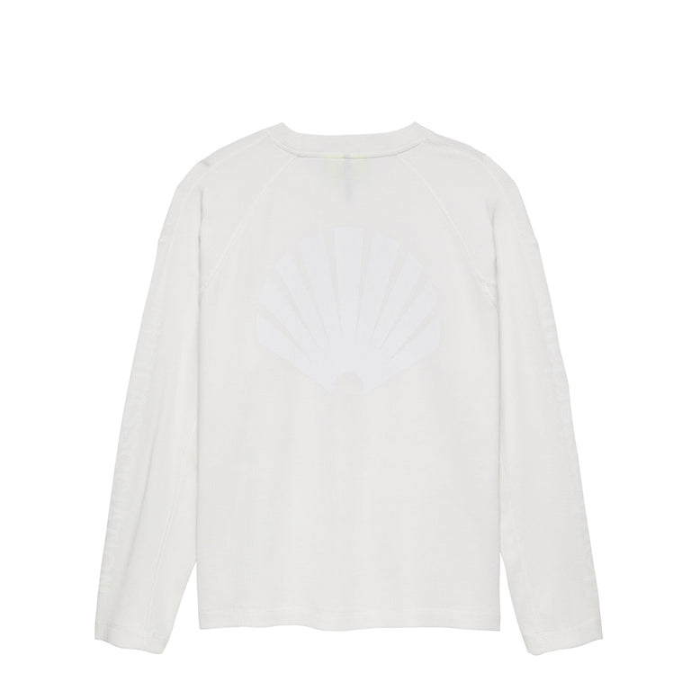 New Amsterdam Surf Association Logo Waffle Longsleeve - M / White - 2