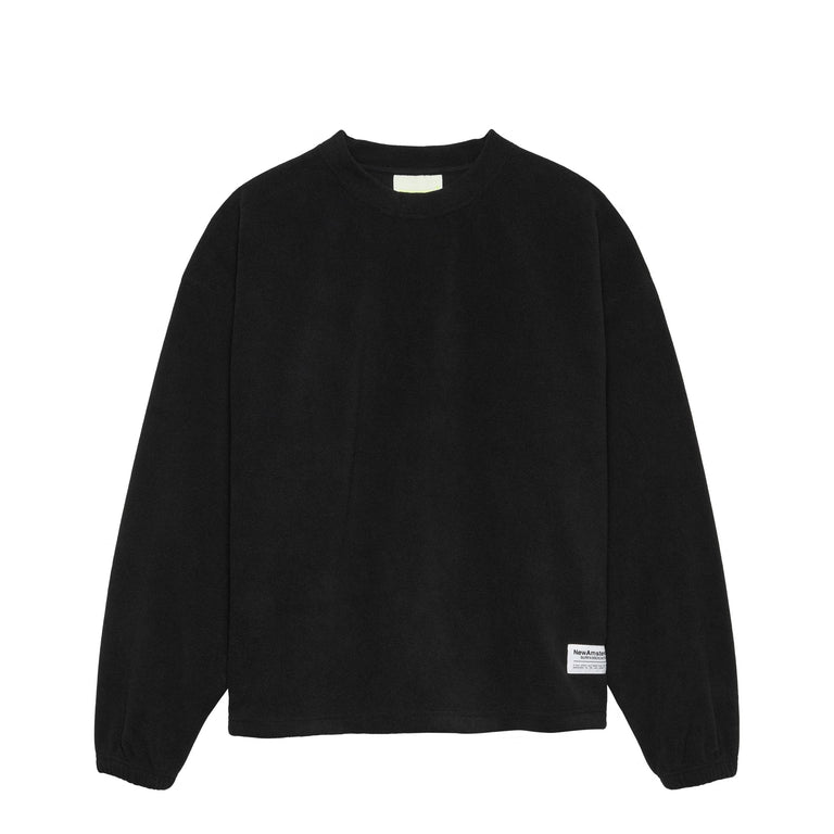 New Amsterdam Surf Association Fleece Crewneck - L / Black - 1