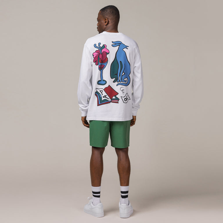 By Parra Wine and Books Long Sleeve T-Shirt