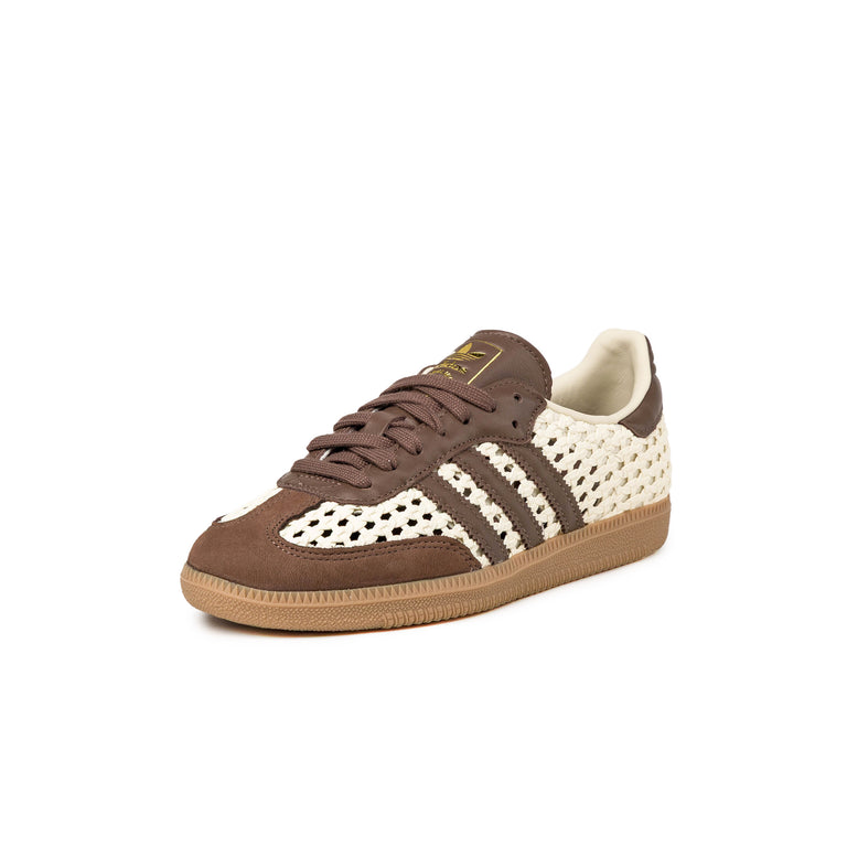 Adidas Samba OG W *Woven* - 37 1/3 / Cream White / Earth Strata / Gold Metallic - 5