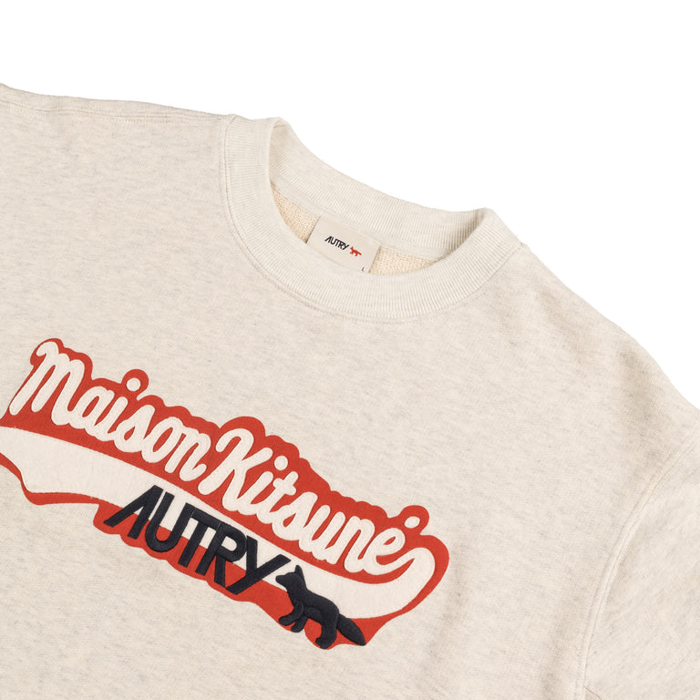 Autry x Maison Kitsune Sweatshirt Main - XXL / Melange Grey - 2
