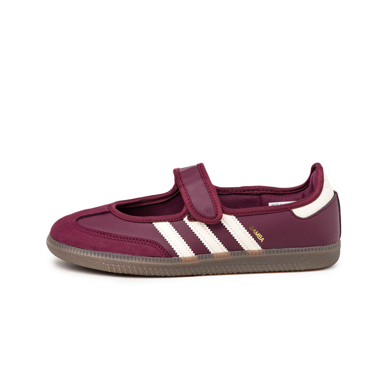 Adidas Samba Jane W - 36 / Maroon / Cream White / Gold Metallic

