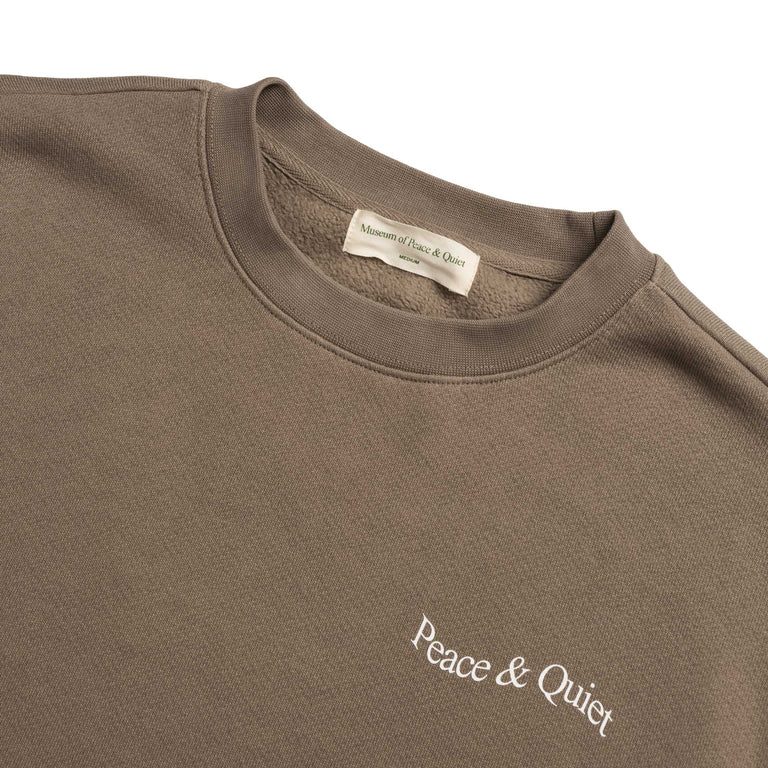 Museum of Peace & Quiet Wordmark Crewneck