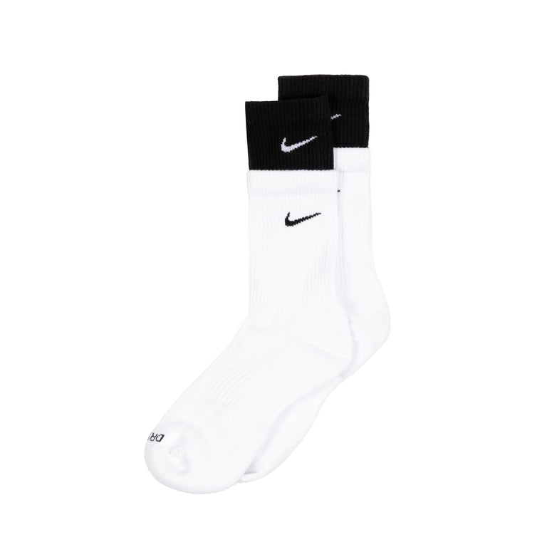 Nike Everyday Plus Cushioned Training Crew Socks - M / White / White / Black
