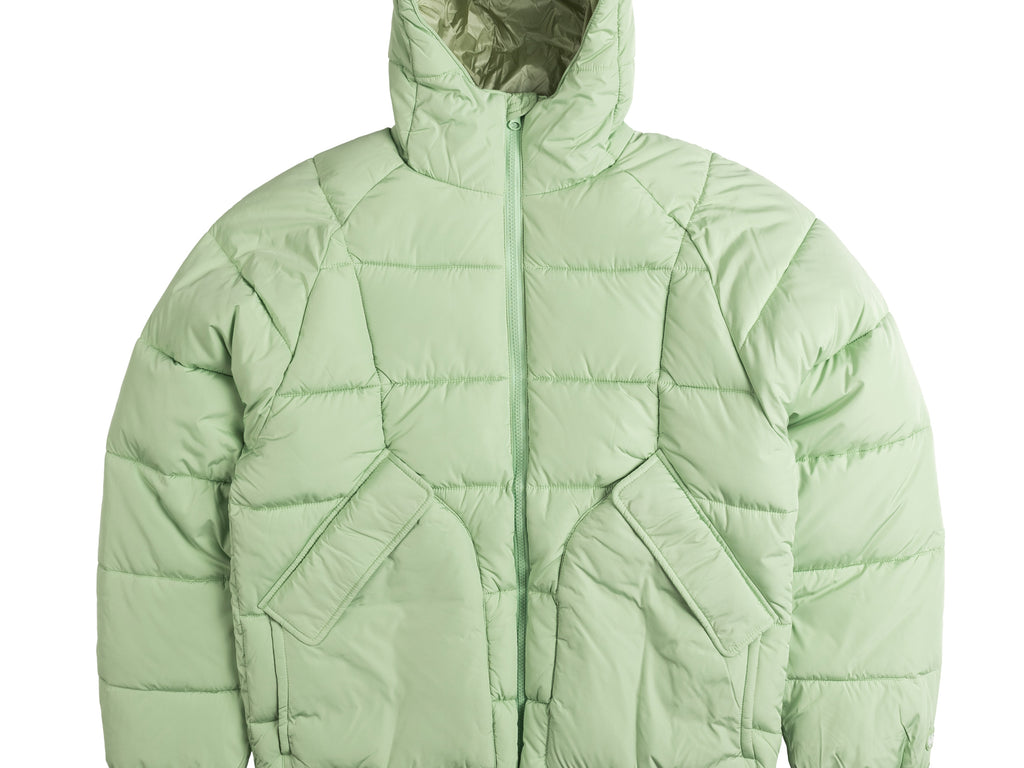 Light green online puffer jacket