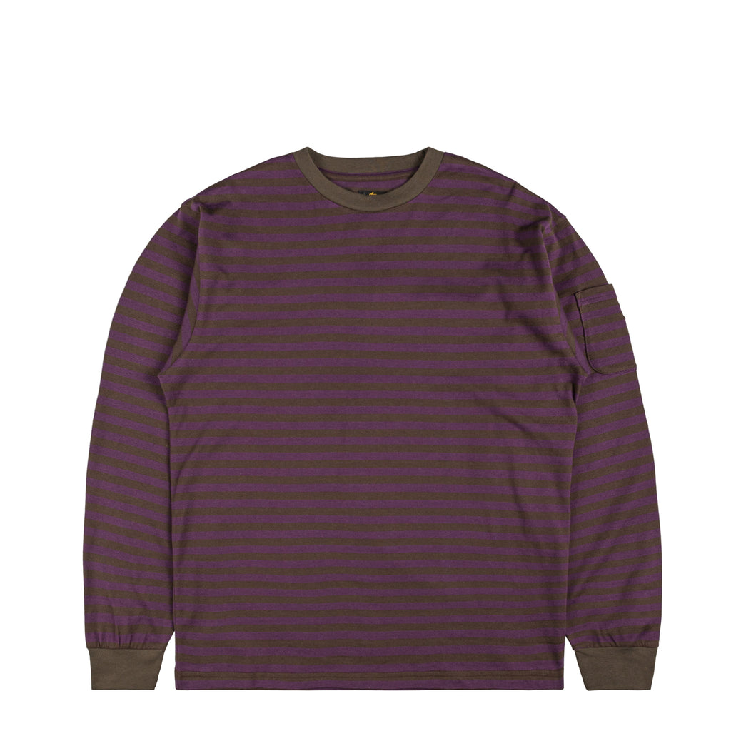 Needles L/S Crew Neck Tee - Cotton Stripe Jersey | Apparel