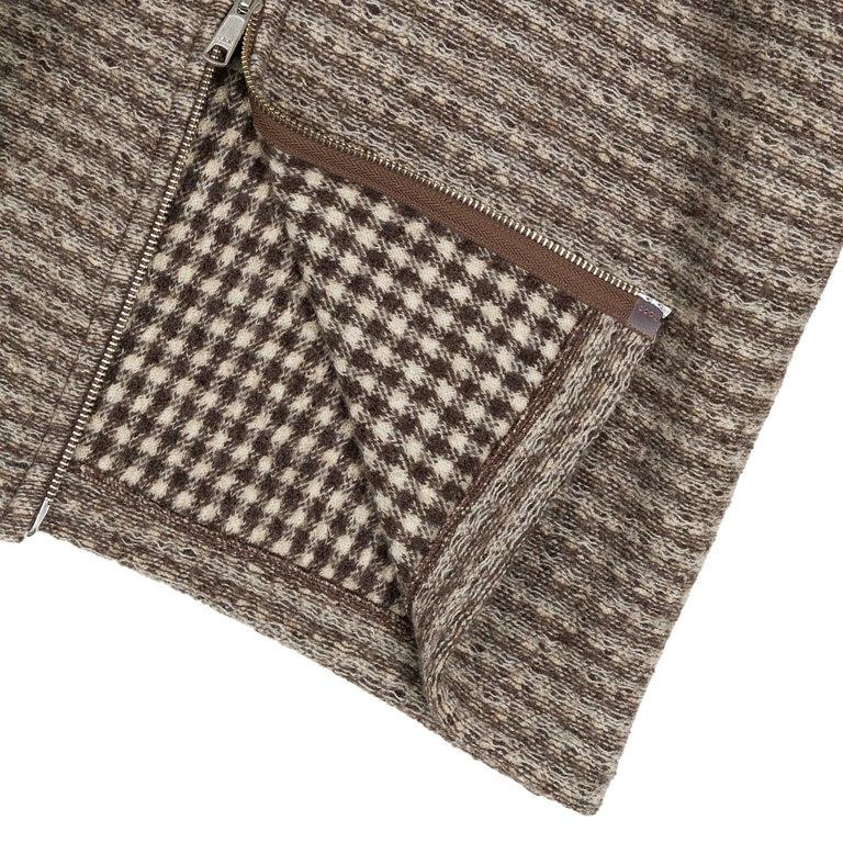 mfpen Leisure Zip Up - XL / Shredded Brown Stripe - 4