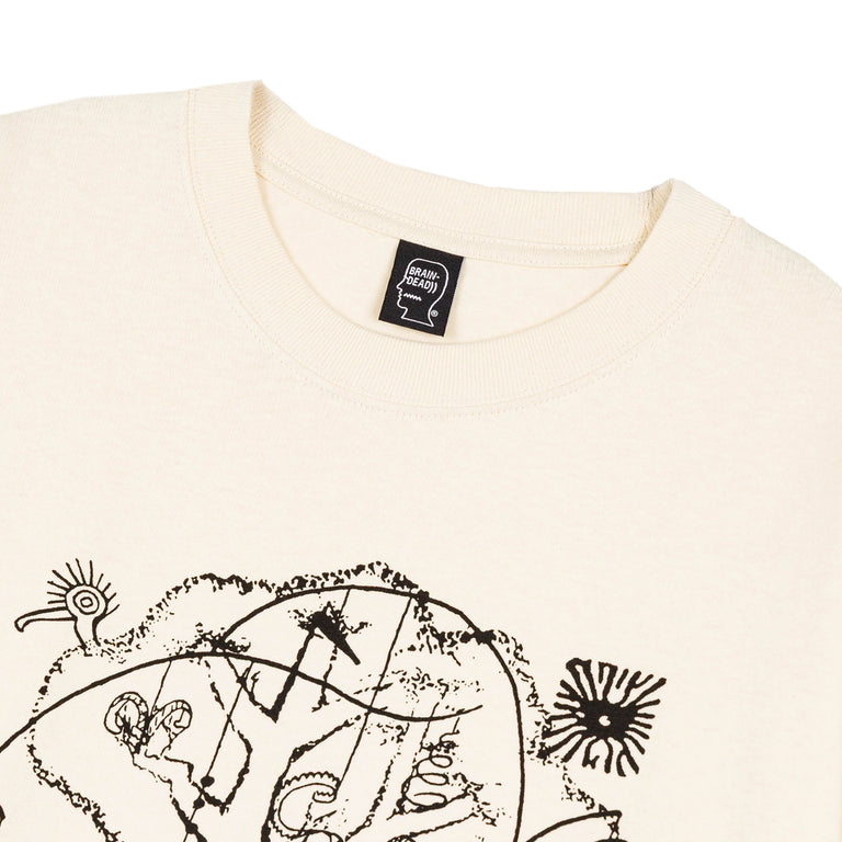 Brain Dead Oracle T-Shirt - M / Natural - 2