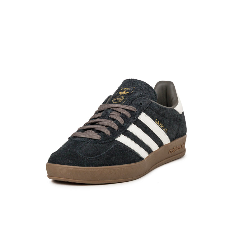 Adidas Gazelle Indoor - 45 1/3 / Core Black / Off White / Cinder - 11
